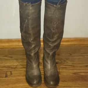 Buttero Knee high leather boots